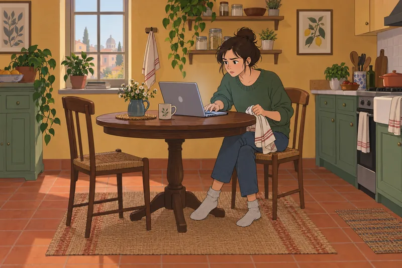 Internet Addiction Test shows chores left unfinished.