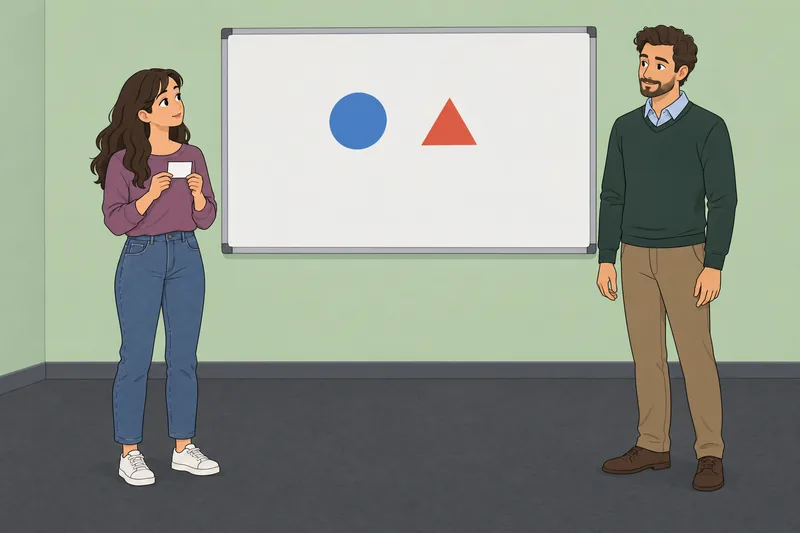 El cuestionario de introducción aparece en una clase.