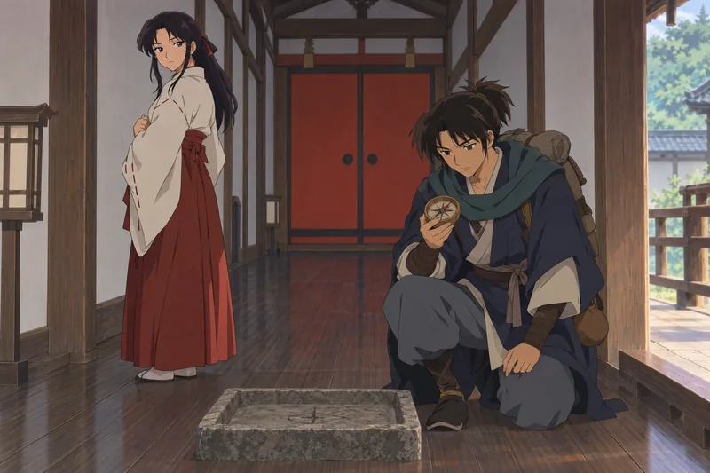 InuYasha Character Quiz depicts a quiet lantern.