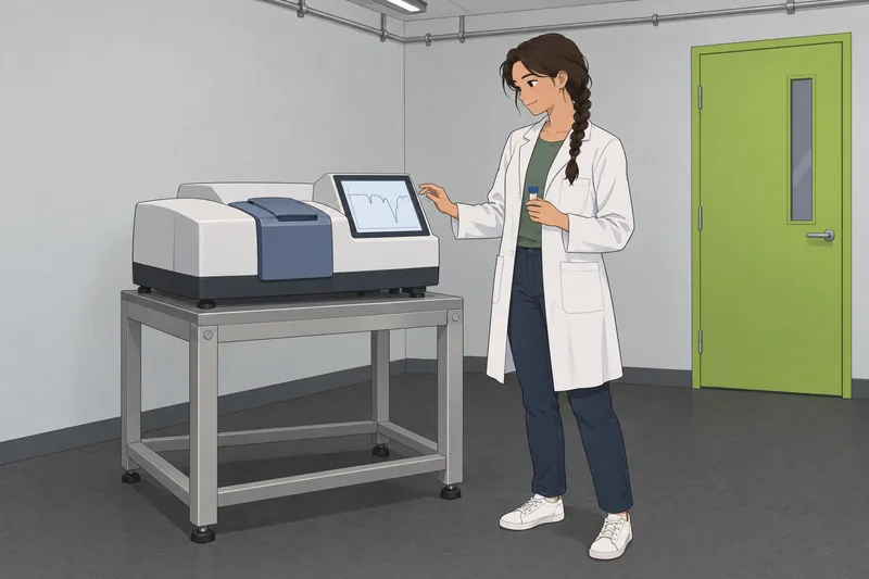 El cuestionario sobre espectroscopia muestra curvas en clase.