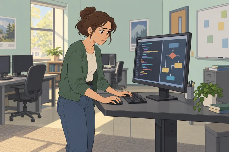 Is Coding for beginners: debugging a code screen.
