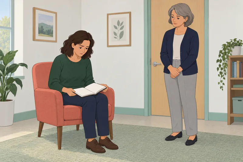 Is He Manipulating? A counselor receives her folder.