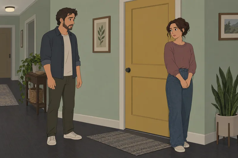 Is It Cheating: two partners discuss a boundary.