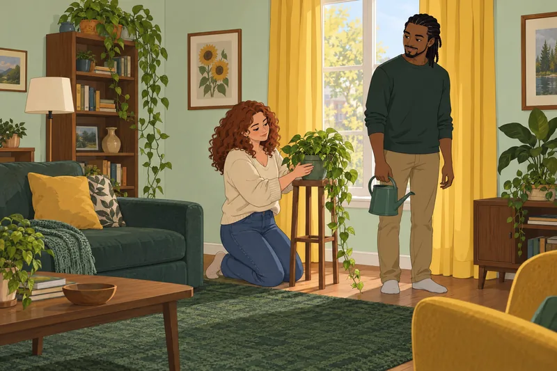 cuestionario ¿Es amor: una pareja comparte una tarea.