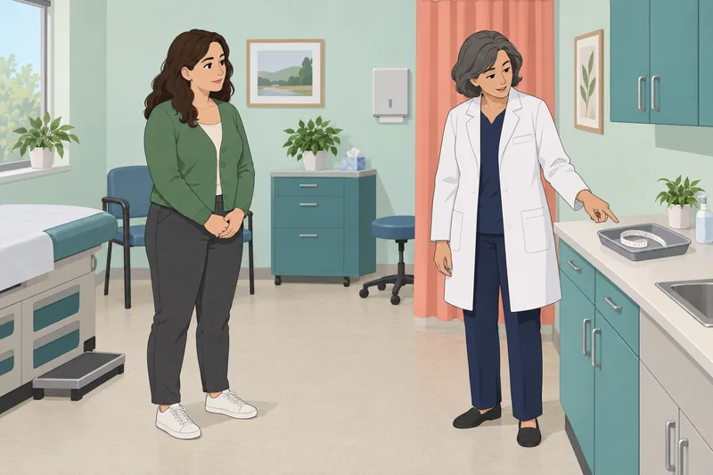 Is My Belly: clinic reflection on waist concerns.