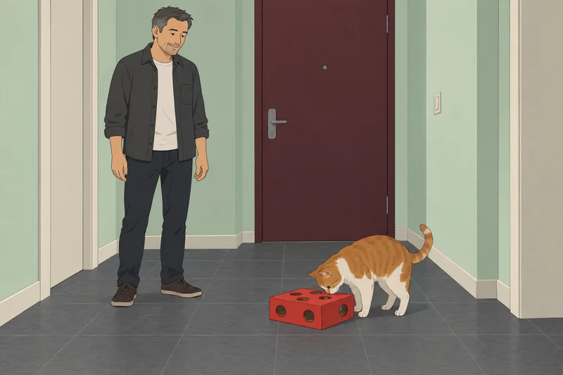 cuestionario ¿Mi gato persigue una pelota roja.