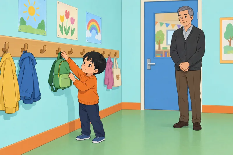 Is My Child managing a hallway transition?