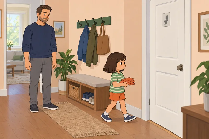 Is My Child sorts clean shorts calmly.