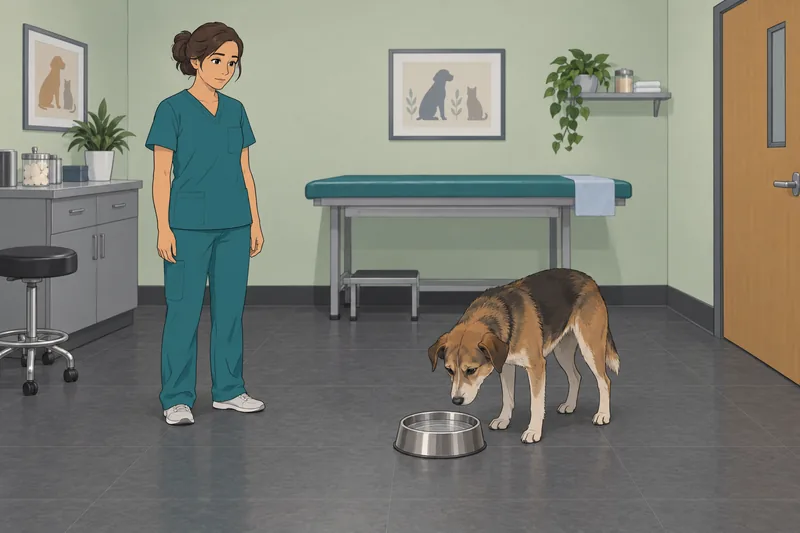 Is My Dog? A bowl remains untouched.