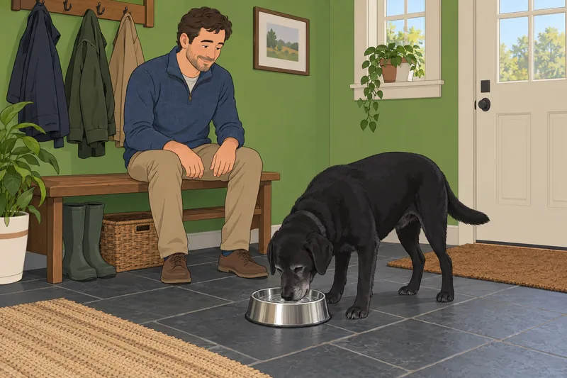Is My Dog drinking normally? A bowl check.