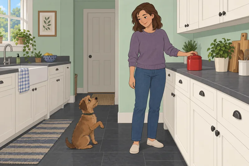 cuestionario ¿Mi perro espera junto al tarro?