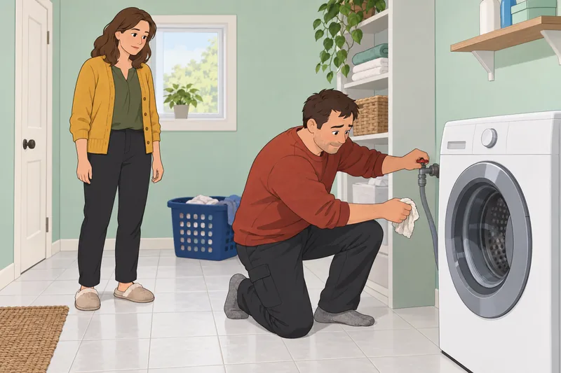Is My Husband handling the laundry himself?