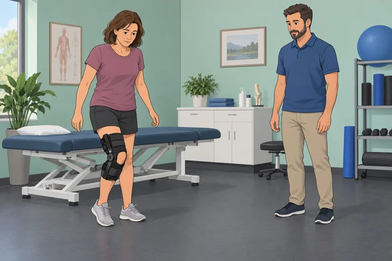 Is My Knee? A clinician watches careful movement.