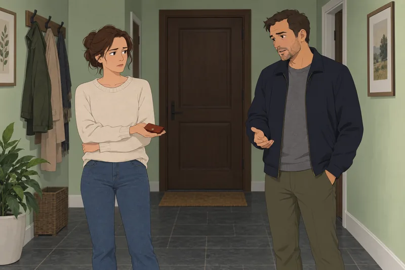 Is My Marriage frames a quiet hallway talk.