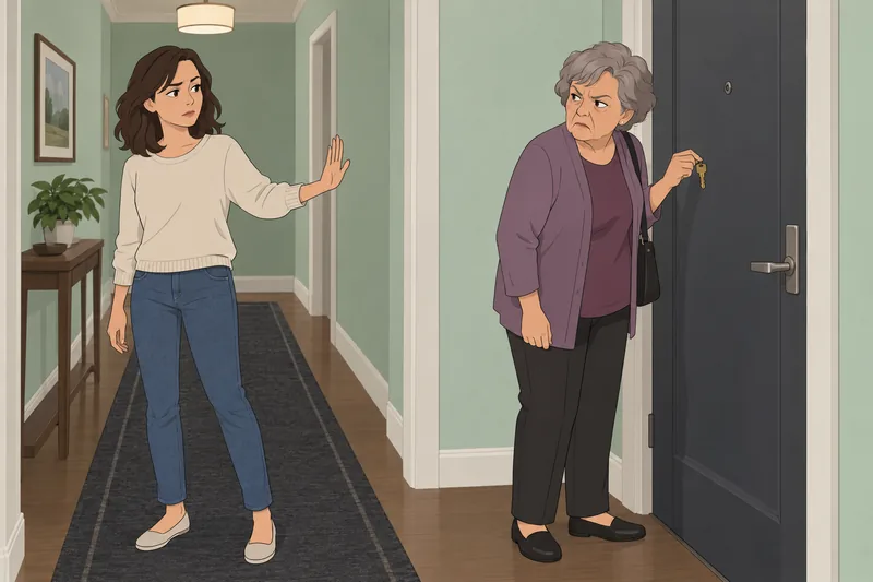 Is My Mother facing a boundary at home?