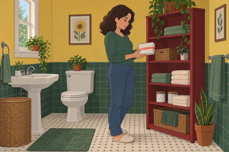 cuestionario ¿Es normal: mujer guarda productos menstruales.