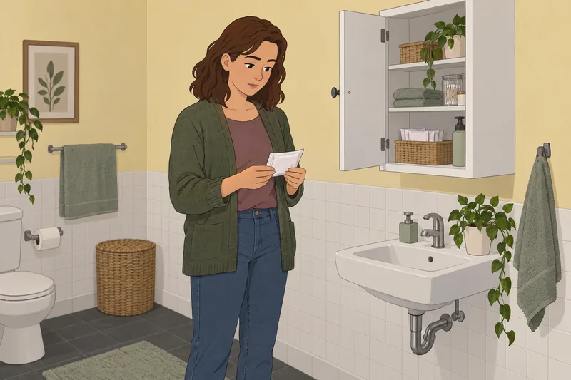 cuestionario ¿Es normal: Mujer guarda un paquete.