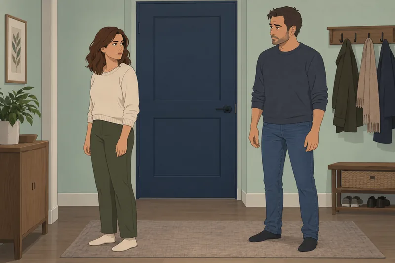 ¿Mi esposa muestra? La escena guarda límites claros.