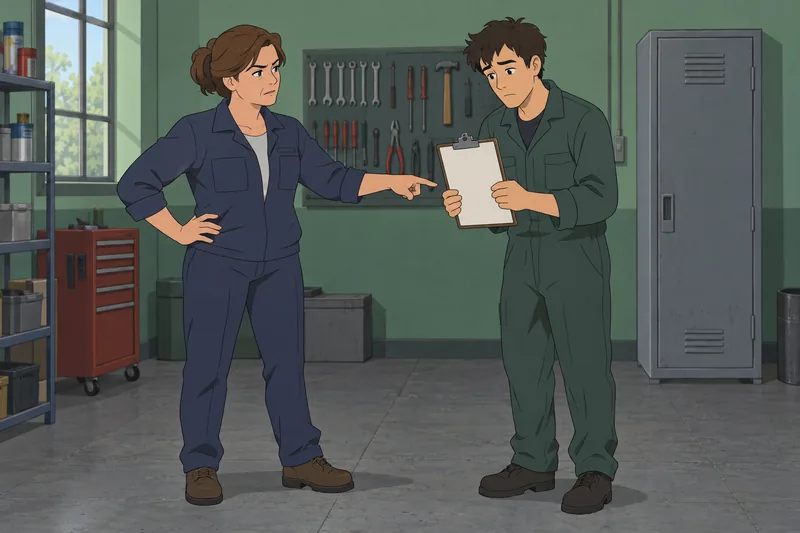 Rough Character Questionnaire shows a tense workplace exchange.