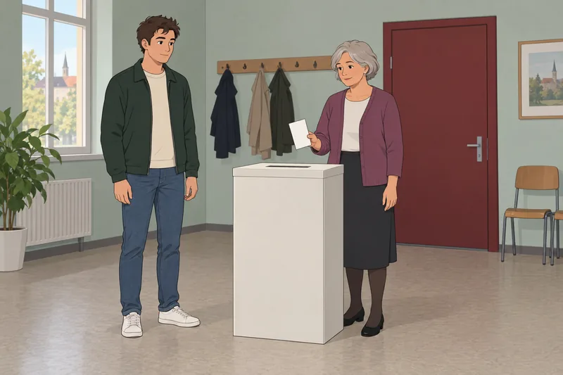 cuestionario de opiniones muestra una votación.