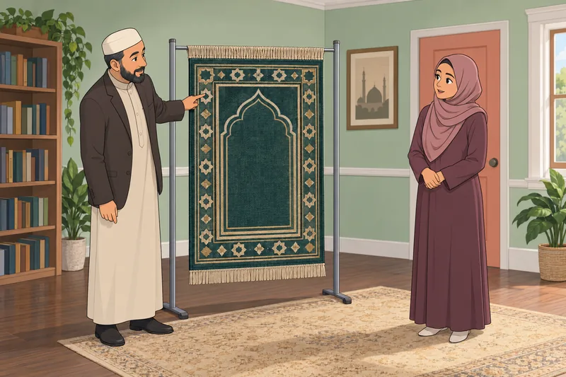 Islamic Quiz shows learners studying a pilgrimage map.