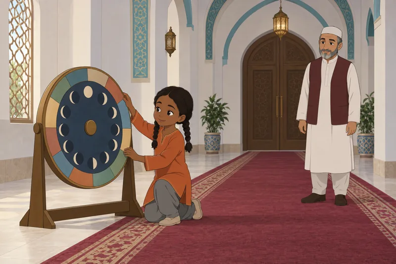 Islamic Quiz for children practices mosque manners.