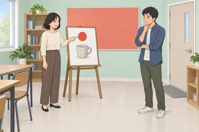Japanese Quiz appears in a language classroom.