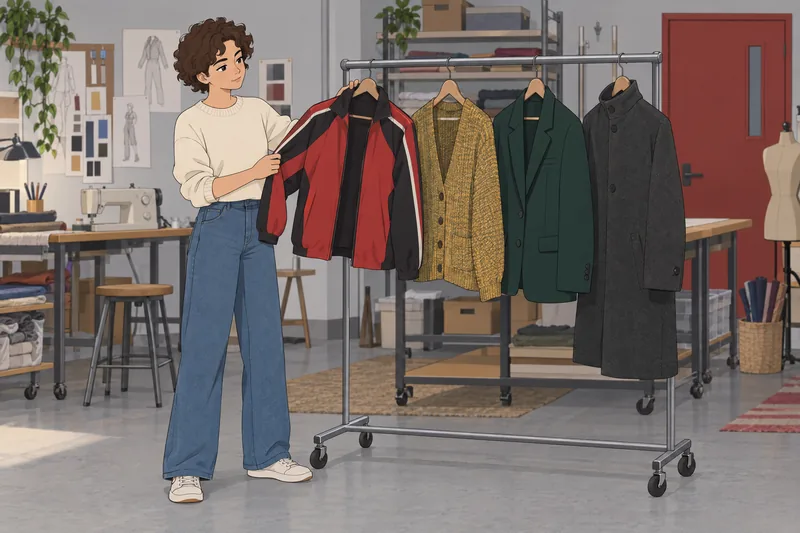 Jock Nerd Prep styles meet at a rack.