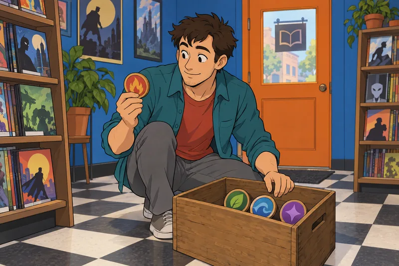 JoJo Character Quiz shows a colorful token.