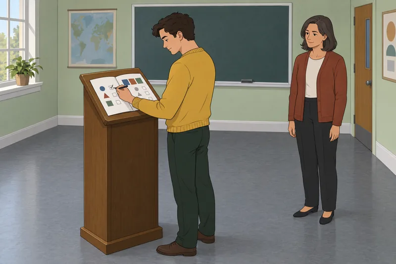 Jordan Peterson Personality assessment in a classroom.