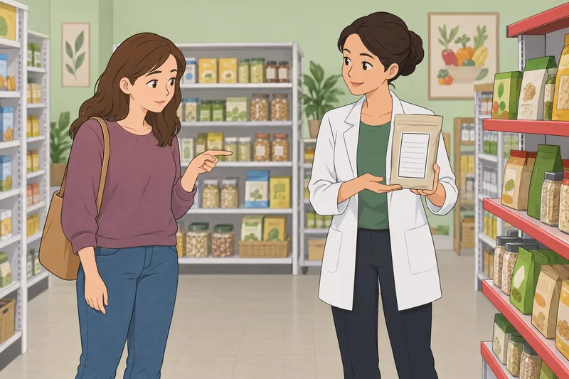 El cuestionario sobre la dieta keto muestra etiquetas.