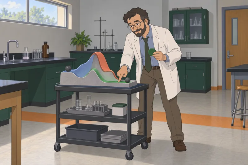 El cuestionario de cinética muestra una ruta molecular.