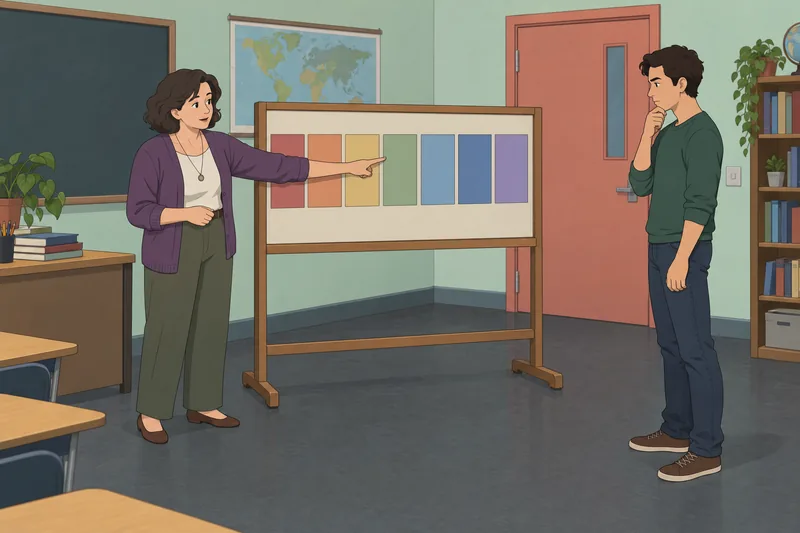 Kinsey Scale Quiz appears in a classroom.