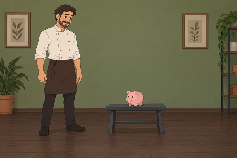 El cuestionario de actitudes acompaña una hucha.
