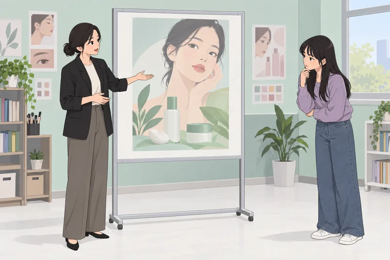 Korean Beauty Standards appear in a media lesson.