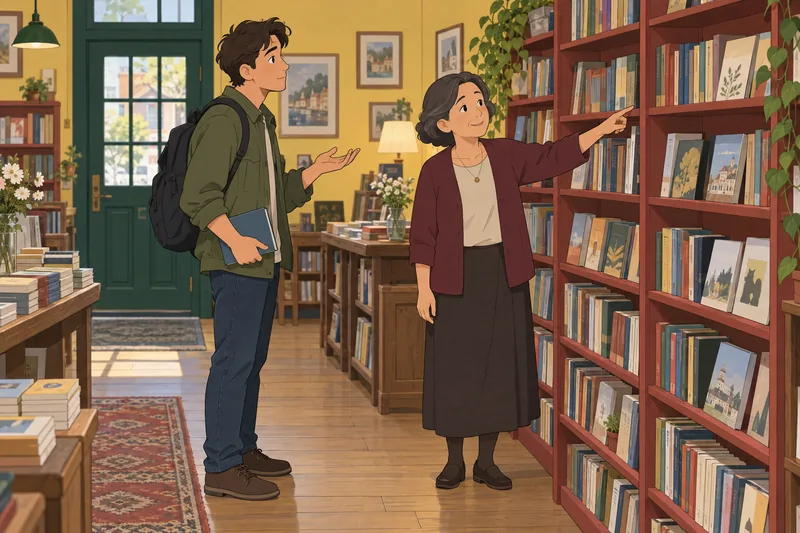 El viajero practica frases con cuestionario de coreano.