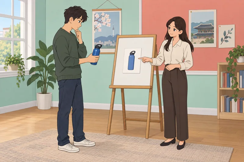 El cuestionario de vocabulario muestra agua.