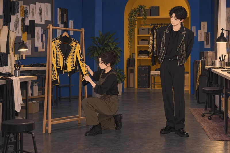 Kpop Ideal Type: careful stagewear preparation.