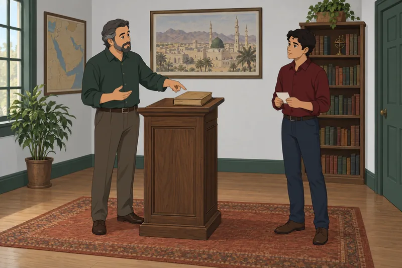 Last Words Quiz: reviewing a historical manuscript.