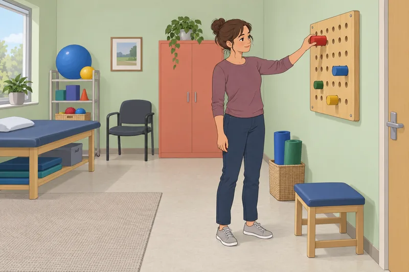 Handedness Assessment (Right-Handed: left-hand peg placement.