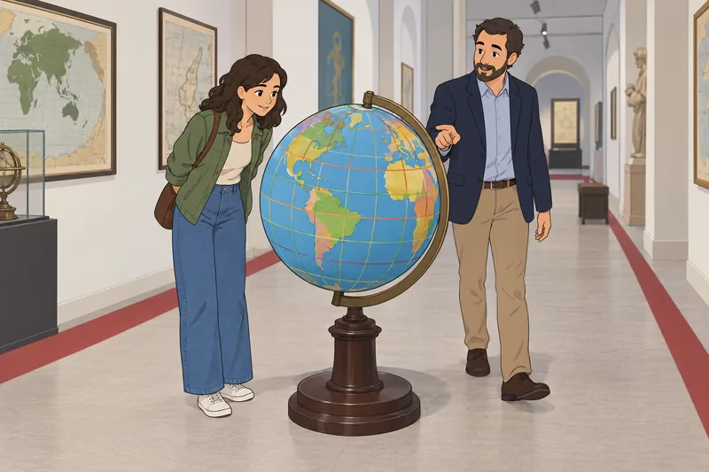 El cuestionario sobre latitud guía una visita.