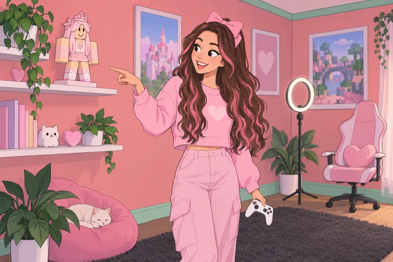 Leah Ashe Quiz features a pastel game-avatar display.