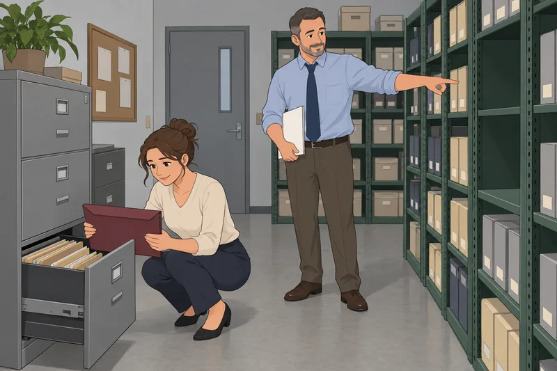 El cuestionario de terminología acompaña un archivo judicial.