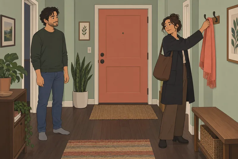 Let Me Absolutely shows a quiet hallway reunion.