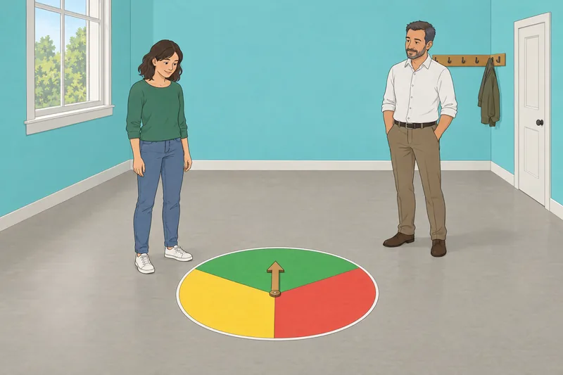 nivel de orientación modera un paso cuidadoso.