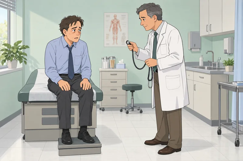 Neurotic Asthenia Level appears in a clinic consultation.
