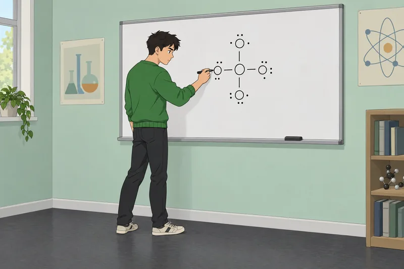 Lewis Structure Quiz in a chemistry classroom.