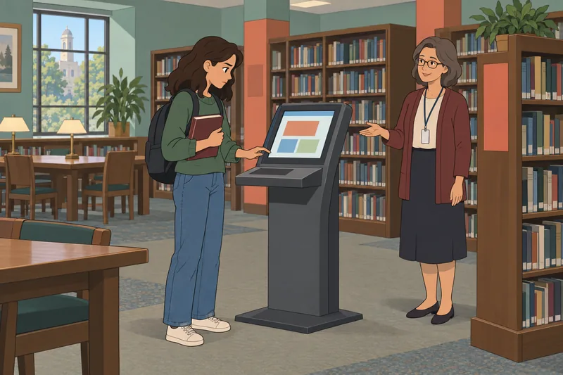Library Quiz shows a catalog search in progress.