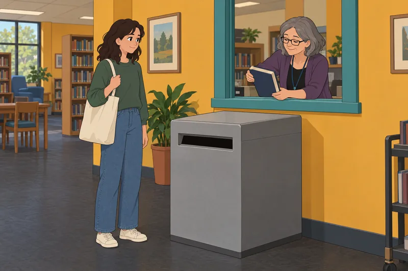 El cuestionario sobre bibliotecas muestra una devolución.