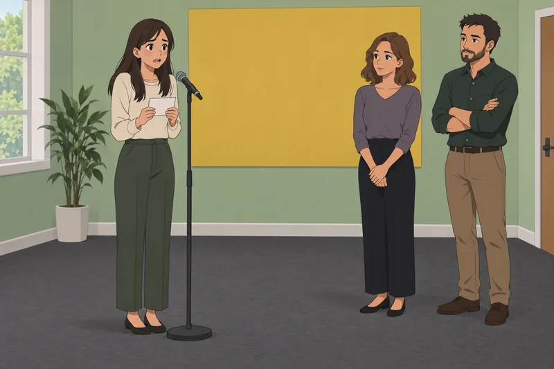Liebowitz Social Anxiety in a classroom presentation.
